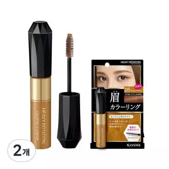 Краска для бровей Kiss Me Heavy Rotation 8г, Нет. 5 Светло-коричневый, 2 шт.