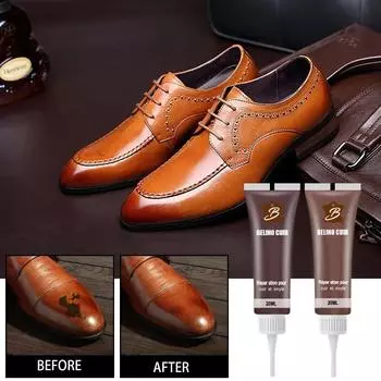 Краска для кожи Набор для ремонта кожи Паста Чистящее средство для обуви Пятновыводитель Бытовые чистящие средства Домашний автомобиль Премиум-крем для ухода за заплатками grey