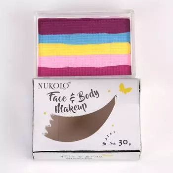 Краска для лица и тела Split Cakes Paint Palette Professional Grade на водной основе, безопасная и нетоксичная краска 15