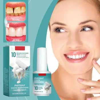 Краска для отбеливания зубов Краска для отбеливания зубов Очищает зубы от пятен и грязи, отбеливает зубы Очистка полости рта и пигментация15 мл One size зелёный