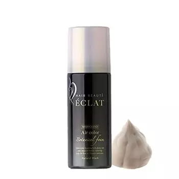 Краска для седых волос для женщин краска для волос, которая легко окрашивается с помощью средства Краска для волос Hair Beaute Eclat Botanical Air Color Foam 80 г Подарок на день [Перманентная пена]