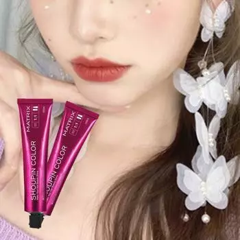 Краска для волос, 100 мл, полуперманентная красочная красочная краска для красоты серый