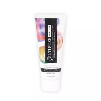 Краска для волос Beauty Pure Hair Color Treatment одноразовая краска для самостоятельного окрашивания, 60 г, 1 шт., черная, черная