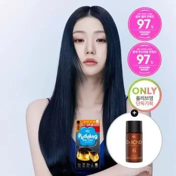 Краска для волос Easy N Pudding 2.1T, сине-черный проект