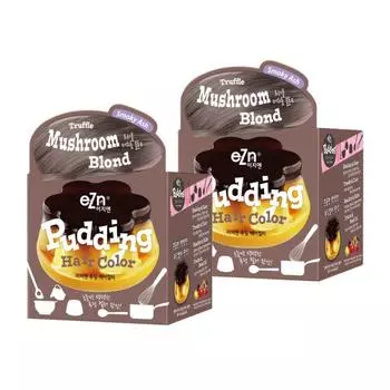 Краска для волос eZn pudding, трюфельный грибной блонд, 2 шт.