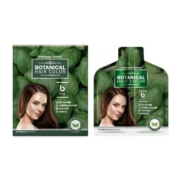 Краска для волос Mersenne Beaute Botanical Agent 1 30 г + Agent 2 30 г набор, коричневый, 10 штук
