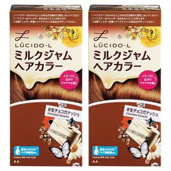 Краска для волос Milk Jam Chocolate Ganache 1 шт. [Оптовая закупка] LUCIDO-L #Raw (Квази-лекарство) (х 2)