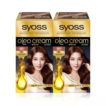 Краска для волос Saios Oleo Cream 2P, 2P Pearl Pink, 2 шт.