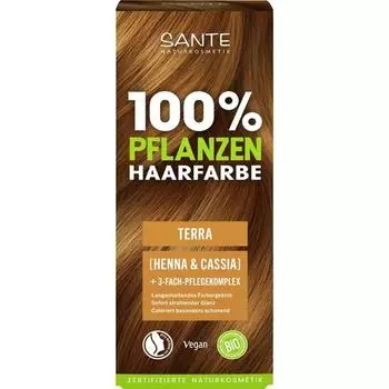 Краска для волос Sante на растительной основе Vegan 04 Terra 100 г