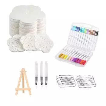 Краска, Губка для 3D-рисования на холсте, Набор для рисования текстур с рисунком попкорна, Кисть для рисования пузырьками своими руками, Художественные принадлежности 5 мл One Size