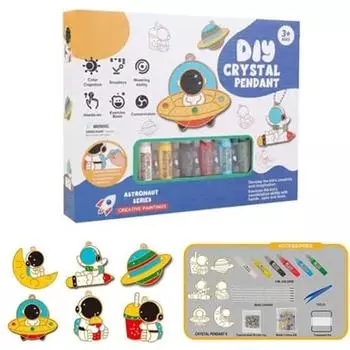 Краска Наполнение Кристалл Ручной Работы Diy Граффити Игрушка Санта-Клаус Картина Раскраска Игрушка Малыш