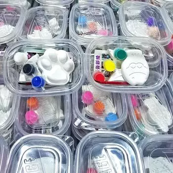 Краска Раскрашенная Гипсовая Кукла Граффити Белая Пустая Живопись Сделай Сам Ручная Заполненная Гипсовая Живопись Парк Plaster doll #C1JPB#