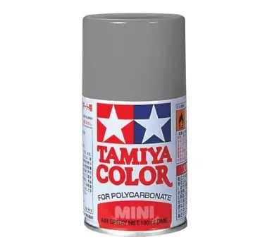 Краска-спрей для поликарбоната Tamiya, серебристая, 86012 PS-12