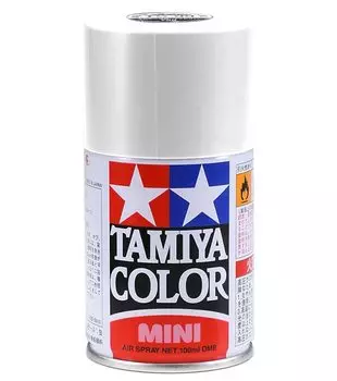 Краска-спрей гоночная белая модельная TAMIYA 85007 TS-7