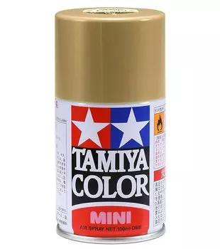 Краска-спрей золотая модельная TAMIYA 85021 TS-21