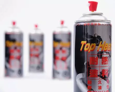 краска Top Heat Red глянцевый красный термостойкий