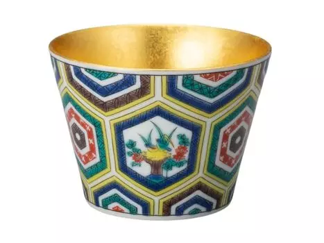 Красная хлопковая лента для упаковки японской посуды Кутани, старая бесплатная чашка Кутани [бумага Хакуичи]