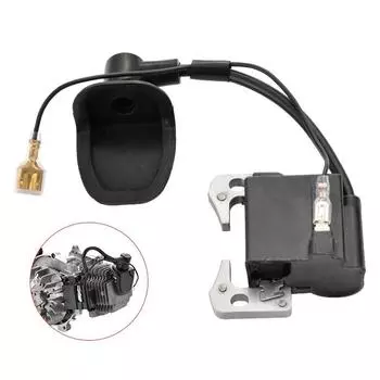 Красная катушка зажигания для 43cc 47cc 49cc мини-квадроцикла, карманного мотоцикла, внедорожника, запчасть для 2-тактного двигателя со свечой зажигания