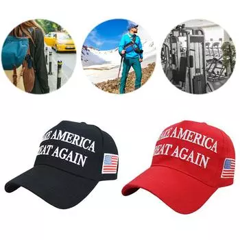 Красная кепка MAGA, кепка Trump 2024 Make America Great Again 45/47 с вышитым флагом США бейсболка кепка YMCA для празднования вечеринки A