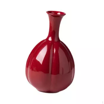 Красная керамическая ваза, вазы для цветов, креативная декоративная настольная ваза для гостиной с камином
