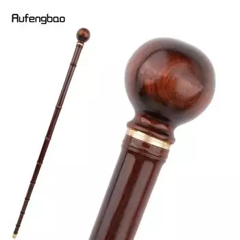 Красная круглая деревянная бамбуковая трость для ходьбы, декоративная косплейная вечеринка, деревянная трость, палочка для Хэллоуина, посох 90 см