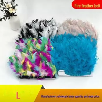 Красная кружевная сетка из перьев индейки для самостоятельного изготовления свадебных танцевальных костюмов и украшений 1 meter розы красного