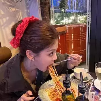 Красная кружевная толстая кишка резинка для волос с низкой головкой, универсальная головная веревка для волос, резинка для волос