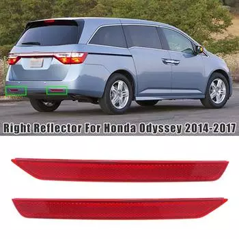 Красная крышка отражателя заднего бампера с левой и правой стороны для Honda Odyssey SE 2014-2017 1PC Left