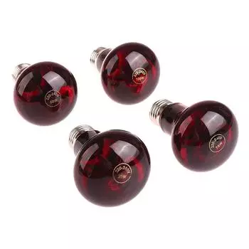 Красная лампа для обогрева домашних животных E27 день ночь для амфибий змея лампа тепловая лампа для рептилий УФ-лампа 25 Вт 50 Вт 75 Вт 100 Вт AC220-240 В