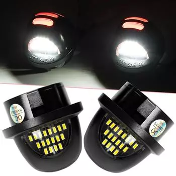 Красная OLED-неоновая трубка, лампа для номерного знака, лампа для Ford F-150 F-250 F-350 F-450 F-550 Super Duty Explorer Expedition Ranger белый