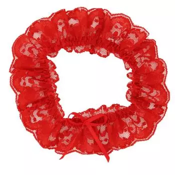 красная подвязка TU прозрачный