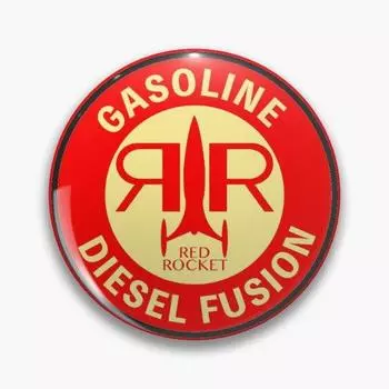 Красная ракета, альтернативный Fallout, настраиваемая мягкая кнопка, булавка, декор для шляпы, подарок любовнику, металлическая женская булавка на лацкан, забавный мультяшный модный милый