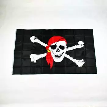 красная шапка 90*150см флаг баннер