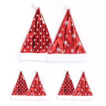 Красная шапка Санты Party Cutie, звезда + оправа, 6 предметов