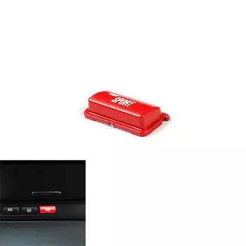 Красная сменная крышка спортивной кнопки режима Sport для BMW 3 серии E46 M3 1998-2004