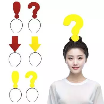 Красная стрела повязка на голову для вечеринки на Хэллоуин забавный трюк реквизит ободок для волос украшение в виде символа стрелы универсальные аксессуары для волос