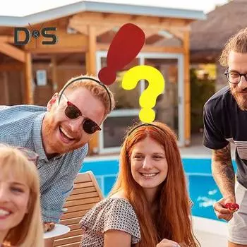 Красная стрела повязка на голову для вечеринки на Хэллоуин забавный трюк реквизит ободок для волос украшение в виде символа стрелы универсальные аксессуары для волос красный