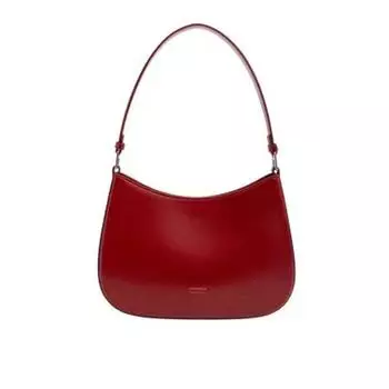 Красная сумка через плечо из искусственной кожи, женская сумка в стиле ретро, сумка через плечо под мышкой красный