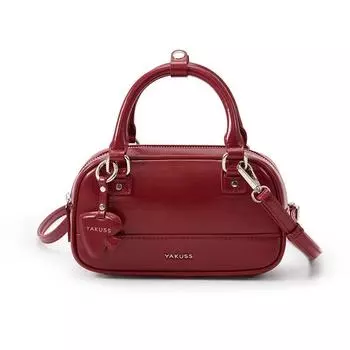 Красная сумка-подушка женская сумка-тоут через плечо осень/зима сумка через плечо красный