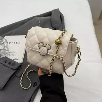 Красная свадебная сумка French Niche, маленькая женская сумка с ромбовидной цепочкой 2024 года, новая модная и универсальная сумка через плечо на одно плечо