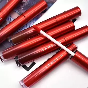 Красная трубка, бархатная глазурь для губ, водный свет, зеркало, белое, не легко выцветает, цвет гнилого помидора, дешевая воздушная матовая туманная глазурь для губ