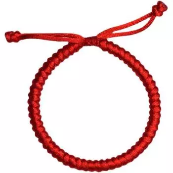 Красная веревка Год животного Плетеный DIY Узел удачи Дордже Classic Pure Red Rope