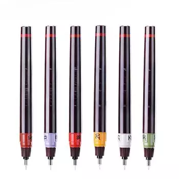 Красное кольцо, восприимчивая ручка-игла для черчения, ручка для рисования, заправляемая и чернильная ручка-игла