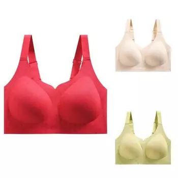 Красное нижнее белье женской большой груди показывает маленькую и цельную грудь, закрывает вторичную грудь и поддерживает ее, чтобы предотвратить провисание. 75 красный