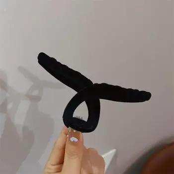 Красные бархатные заколки-банты для волос осень-зима женские заколки-краб французские элегантные шпильки аксессуары для волос женский головной убор подарок Size fits all