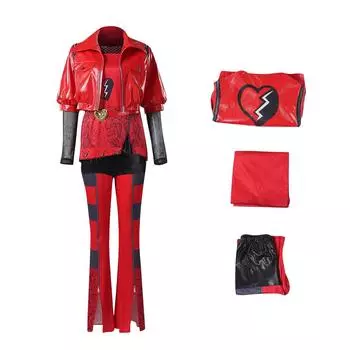 Красные цельные колготки костюм на Хэллоуин сценическая одежда для выступлений красный