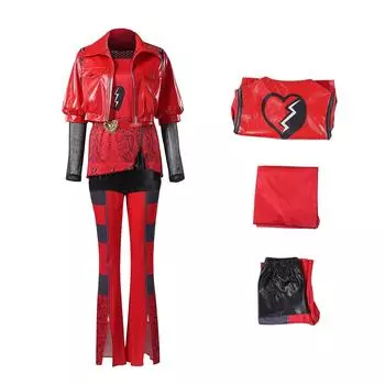 Красные цельные колготки костюм на Хэллоуин сценическая одежда для выступлений M красный