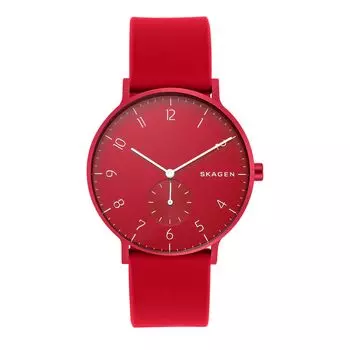 Красные часы Skagen Aaren Kulor SKW6512I,