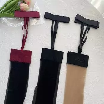 Красные чулки с подвязками, цельные чулки с подвязками, сексуальные чулки, ветровые чулки с подвязками One Size