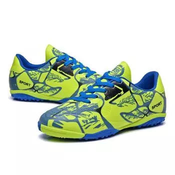 Красные детские кроссовки для мужчин и женщин, футбольные бутсы для девочек, футбольные бутсы для газона, газонные шипы, кроссовки для домашнего футбола, обувь для мальчиков Chuteira Futebol 39